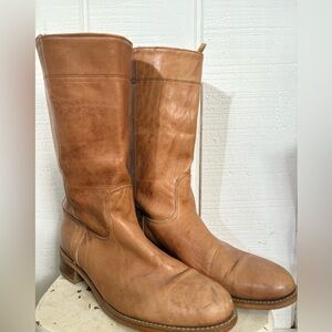 Vintage Men’s Dingo Acme Tan Leather Western Boots 101/2D 7281